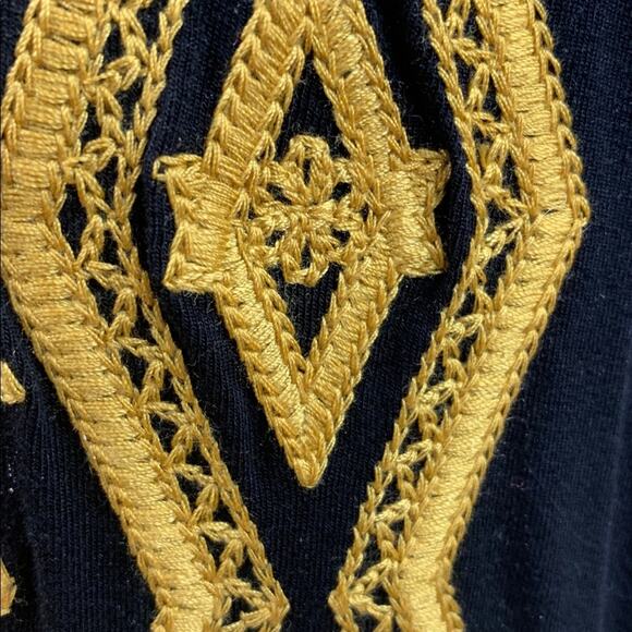 INC International Concepts Petite Black & Gold Dress - Picture 4 of 6